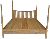 Teak modern bed